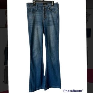 Celebrity Pink Flare high rise jeans